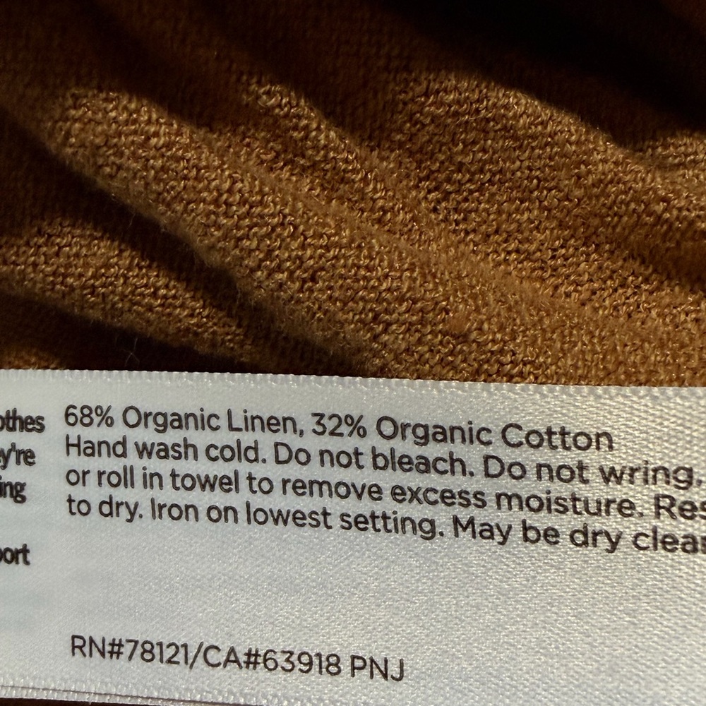 Eileen Fisher top lightweight linen cotton bateau neck‎ dropped shoulders large - Picture 8 of 11